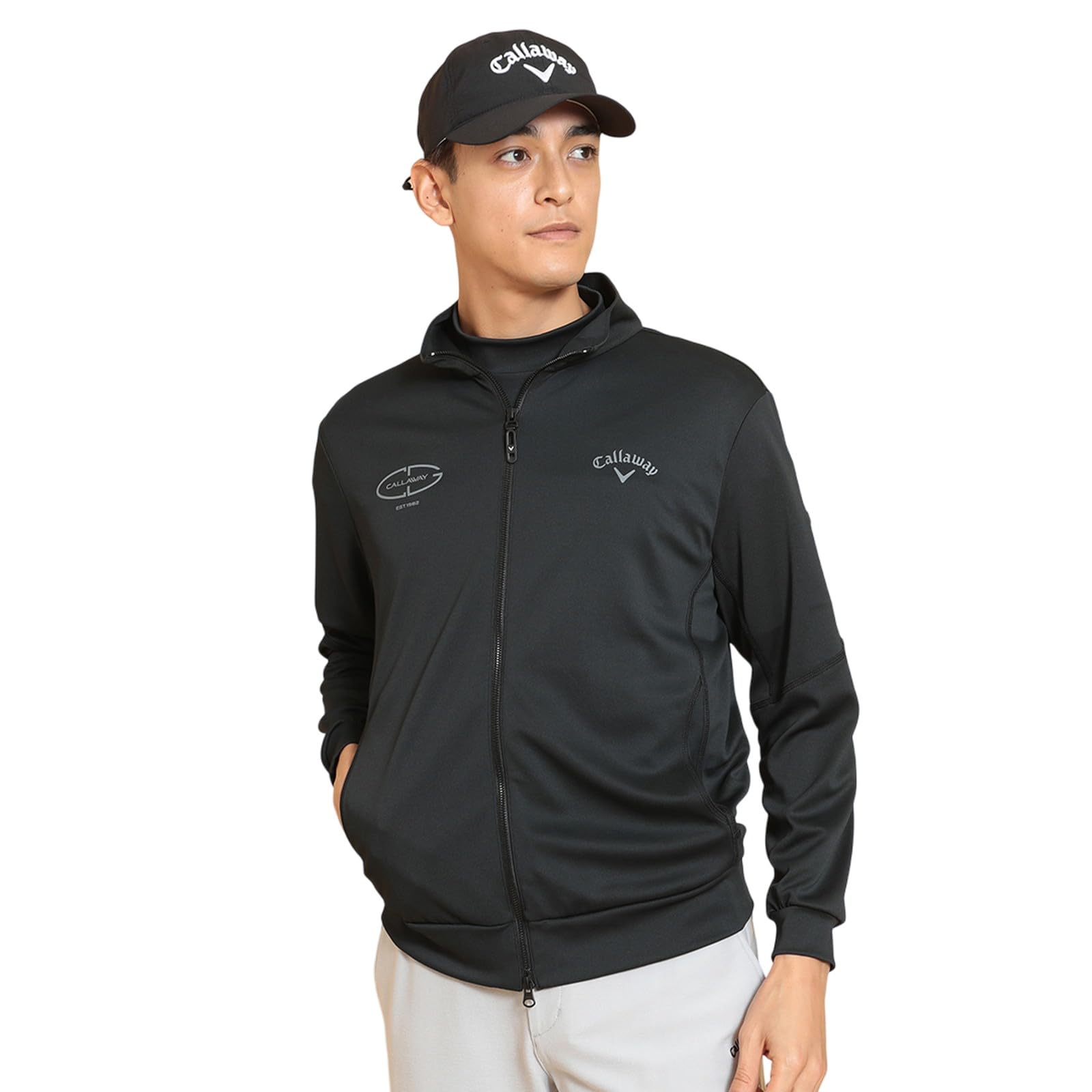 Callaway キャロウェイ ジップアップジャケット 黒 LL XL Callaway キャロウェイ ジップアップジャケット 黒 LL XL